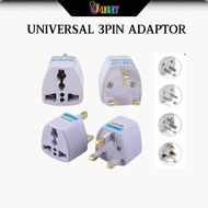 3-PIN UNIVERSAL ADAPTER PLUG / 3PIN ADAPTER PLUG US/EU/AU/UK