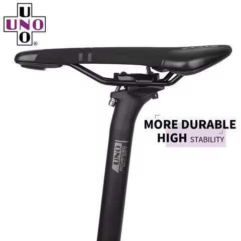 UNO Bike Seat Post 3D Forged One-Piece Bicycle Seatpost 27.2/30.9/31.6*350mm mtb Bike Seat Tube Ultr