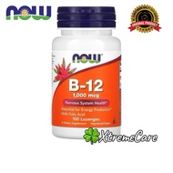 ready stock🍀Now Foods , Vitamin B-12, 1000 mcg, 100 Lozenges | Vitamin B12 | NOW