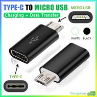【Fast Delivery】1Pc OTG Type C To Micro USB Adapter OTG Connector Charger Adapter For Charging Data T