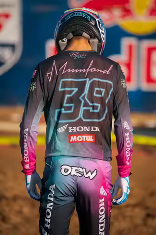 2026Honda New Carson Mumford #39 SMX250 Super Motocross Racing Jersey Men Long Sleeve Motorcycle Tee