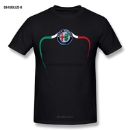 New Streetwear Men Alfa Romeo Giulia Quadrifoglio Tees Soft T Shirt  Print T shirt Fashion Plus size