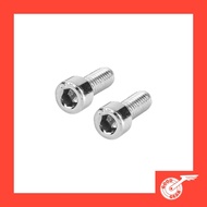 Bottle Cage Screw 2 Pcs M5 12mm Stainless Steel Bicycle MTB Fixie BMX Folding City Bike (Ready Stock) GOODGEARBIKE