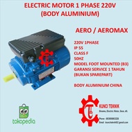 0.33 HP 0.25 KW 1 Phase 2 Pole Elektro Motor/dinamo/Motor Induksi B3