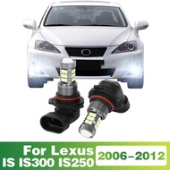2Pcs LED Lamp Car Front Bulb Fog Light For LEXUS IS IS300 IS250 2006 2007 2008 2009 2010 2011 2012 A
