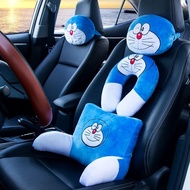 Round blue car headrest cartoon head pillow neck pillow U-sh Round blue car headrest cartoon headres
