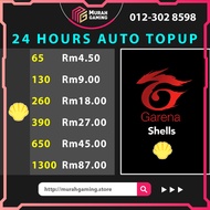 【Instant Stock】Garena Shell MYR PIN |  Original and Safe | Ready Stock | FREE FIRE / CALL OF DUTY MOBILE/LOL/AOV/HON