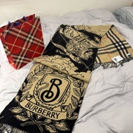 全新Burberry25年新款斷貨戰馬純羊絨圍巾