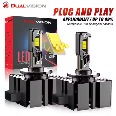 2PCS 30000LM D1S D3S Headlight 35W D2S D2R D4S D4R D5S D8S LED Canbus Lamps Auto LED Lights Bulb For