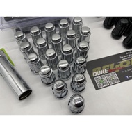 TPI Lock Nut 12x1.5MM 33MM 6 Spline Lock Nut 20Pc Tire Nut Tpi Wheel Nut Special Lock Nut Tunner Rim