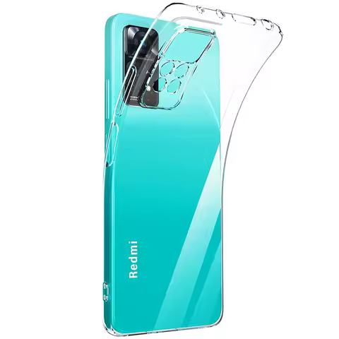 Clear Silicone Soft Phone Case For Xiaomi Redmi Note 11 10 9 Pro 11S 11T 10S 10T 9S 9T Ultra Thin Ca