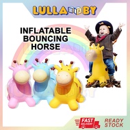 🔥READY STOCK🔥Children Kids Ride-On Inflatable Bouncing Jumping Animal Toy Jumping Horse Bouncy Horse