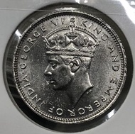 2c.14香港一毫 1939年【原廠車輪轉光/靚品2c.14】【戰前 英皇喬治六世】 香港舊版錢幣・硬幣 $140 (2c.14)