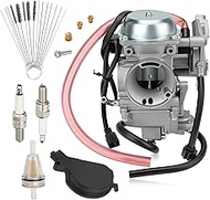 JAVIK Carburetor Carb Assy Kit With Spark Plug For Arctic Cat ATV 350 400 366 CR Auto Alterra 2008-2