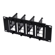 DeskPi Rackmate Accessories 10 inch 2U Rackmount for Raspberry Pi5/4B, Supports Installation of T0/T