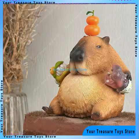 BOWUZHI Studio Capybara Model Funny Animal Collection Trendy Scene Decoration Birthday Gift Photogra