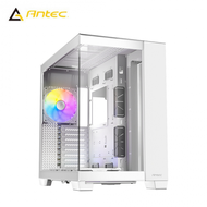 Antec 安鈦克 C8 ARGB 白 全景玻璃機殼 (E-ATX/Type-C/內建風扇後1底2/無A柱/垂直風道/分艙設計/顯卡440mm/塔散175mm)