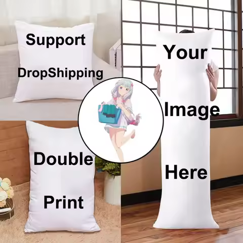 Personalized Custom Anime Dakimakura Hugging Body Pillow Case Cover Cushion Customized Photo or Text