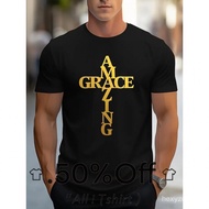 （COD）100% DesainCross-Border Foreign Trade A Men's Clothing Popular Top  Cotton T-shirt Short Sleeve