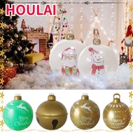 HOULAI Inflatable Balloons, 60cm Decoration Christmas Ball, Giant DIY Giant without Light Venue Layo