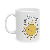 Good Morning with Joyful Sun Mug Ceramic Mug 11oz