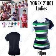 Kaos Baju Badminton Yonex 21001B / Y21001B Ladies Cewek Bulutangkis Murah Promo Diskon Adha Sport