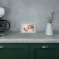 Blue Color Photo Frame 4x6-HD Glass Black Velvet Back Panel for Family Wedding Festival Art Wall Des