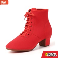 Women's Boots- LESSY - Latin Dance Shoes/ Line Dance Heels 5cm Semi Boots