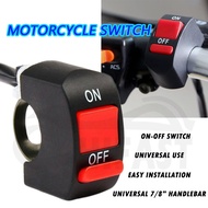 Motorcycle Universal Controll Switch Motorcycle Handlebar Light Switch ON-Off Button Switch DC12V