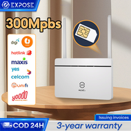 5G Modem WIFI Modem 5g Router Modified Unlimited Home Hotspot 4G 300mbps Ready Stock