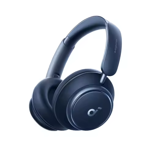 Anker Space Q45 Soundcore Multi Mode Active Noise Cancelling Headphones Wireless Wired Gaming Blue T