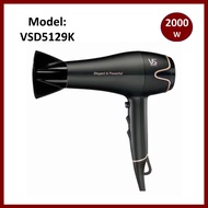 [Vidal Sassoon] VSD5129K 2000W Professional Hair Dryer Hair Salon Blower Hairdryer