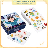 Đồ chơi thám tử tìm điểm giống nhau Crazy Flip Card Game mới nhất 2023 Trò chơi Hộp háo hức tìm cặp