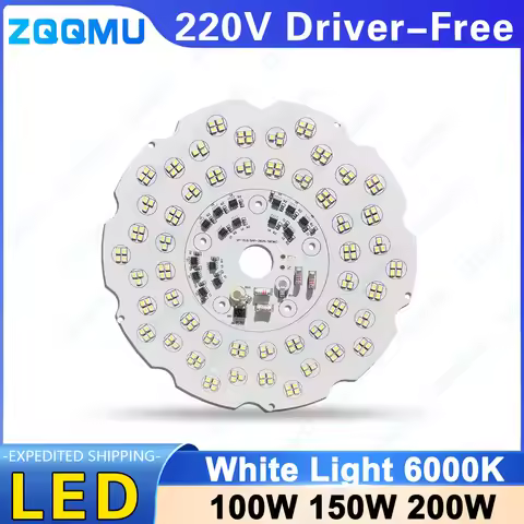 LED 100W 150W 200W Driver-Free LED Light Panel AC220V Suitable For LED Warehouse Industrial And Mini