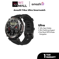 Amazfit T-Rex Ultra Fitness Tracker Smartwatch 1.39'' AMOLED Display 10ATM Water Resistant Dual-Band GPS Smart Watch