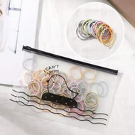 Gratis Ongkir - Ikat Rambut Karet Kecil Elastis Gaya Korea untuk Wanita 100 Pcs / Karet Rambut Anak