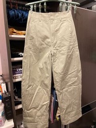 uniqlo 綠色 長褲 燈籠褲 泡泡褲 工裝褲