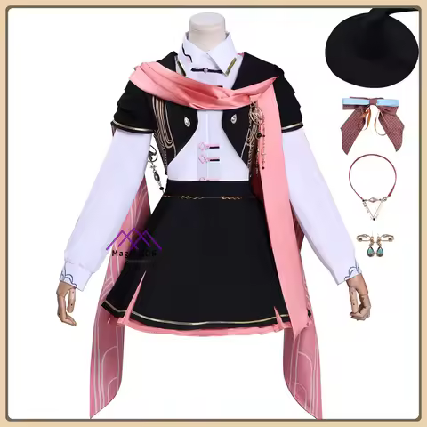 Tears of Themis Female Lead Cosplay Costume "Heartbeat Spell" Elegant Dress High Quality Anime Outfi
