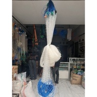 Ready-to-use 3-layer high fishing net 7in outer net3m 0.35mm string 21 inner net 2in 0.25mm string