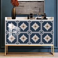 [Ready Stock] PVC Simulation Tile Sticker European Retro PVC Simulation Tile Sticker Waterproof Self