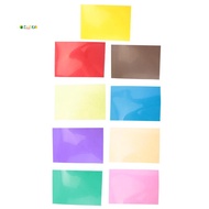 9 Piece Gel Light Filter Color Correction Colored Overlays Film Lighting Gel Filter for Film,Video,P