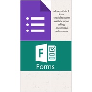 Google Forms/ Microsoft Forms Service