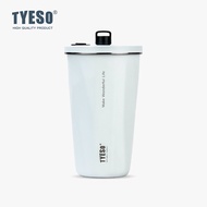 แก้วกาแฟ Tyeso แก้วเก็บความเย็น กระติกน้ําร้อน พร้อมหลอด ขวดน้ํา สเตนเลส แก้วเยติ แก้วน้ํา 600mL/20oz