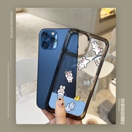 Case for Samsung Galaxy S22 S23 S24 Ultra S22+ S23+ S24 Plus Back Cover Rabbit diving Acrylic Phone 