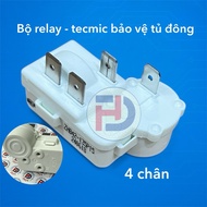 Freezer start relay (4 pins) - freezer relay, storage cabinet