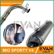 ✳ ▦ COD Yamaha MIO Sporty V4 Muffler Pipe Made in Thailand mio sporty
