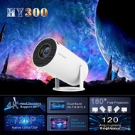 HY300/HY300pro Barrel Projector Smart Android 4K Home Wireless Portable Projection Screen Android 13