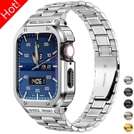 Stainless Steel Modification Kit Band Metal Case and Strap for Apple Watch Ultra 2 49mm 44mm 45mm Iw
