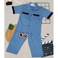 YNA UNISEX KARAMEL GIRLS AND BOYS CLOTHING SET 1-5 YEARS KARAMEL CHILDREN'S ONESET