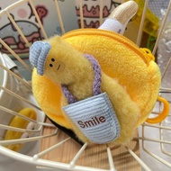 dompet budak perempuan Dompet koin penerbangan flanel comel, dompet kecil, loket, duit syiling zip m